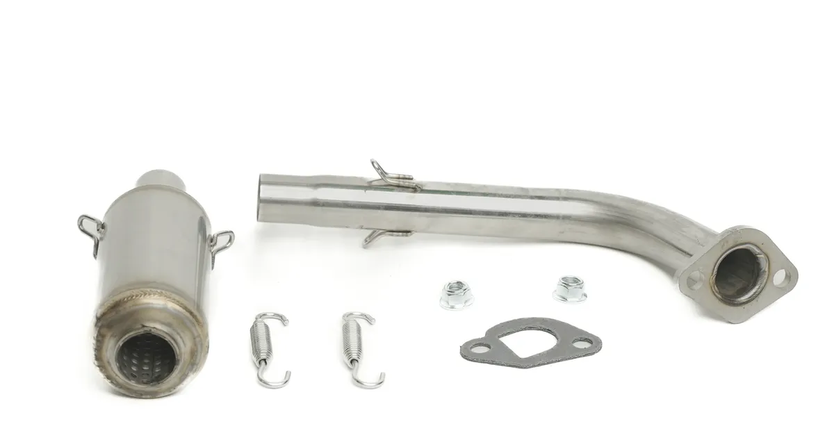 Header Pipe & Muffler, Coleman CT200 (CT200MUFF-S)