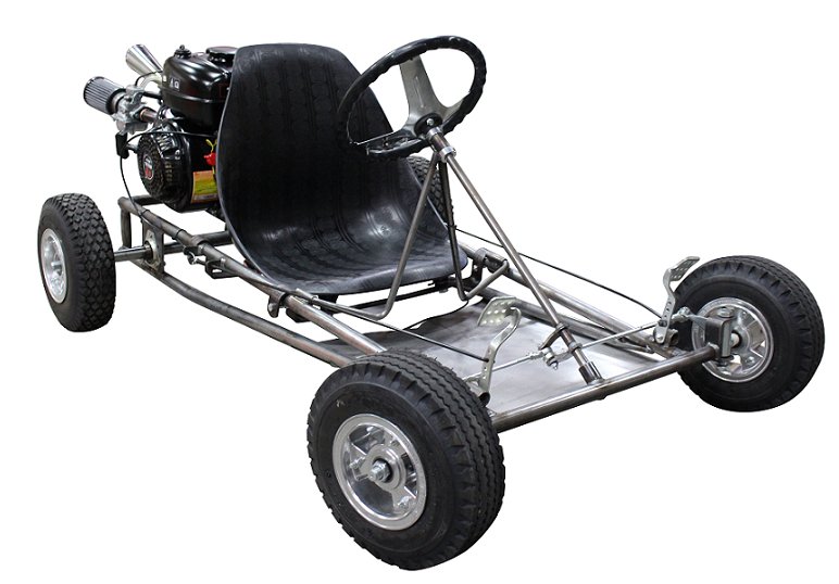 Road Rocket Go Kart **KIT**, Aluminum Tri-star Wheels