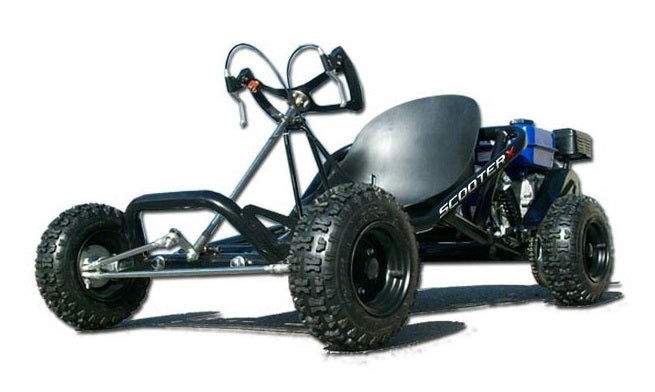 Sport Kart 6.5hp Off Road Go Kart, 13 inch Knobby Tires, Dual Coilover Shocks